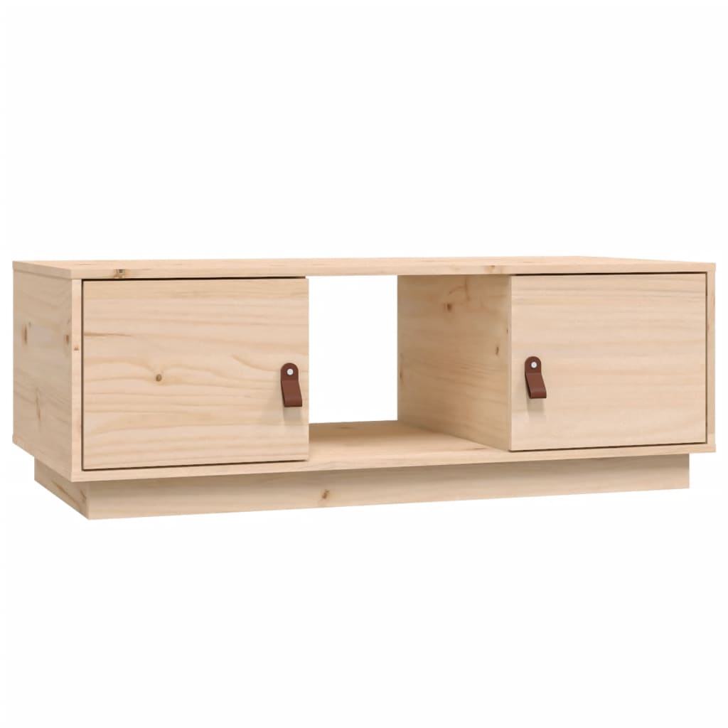 Coffee table, 100x50x35 cm, made of solid pine wood