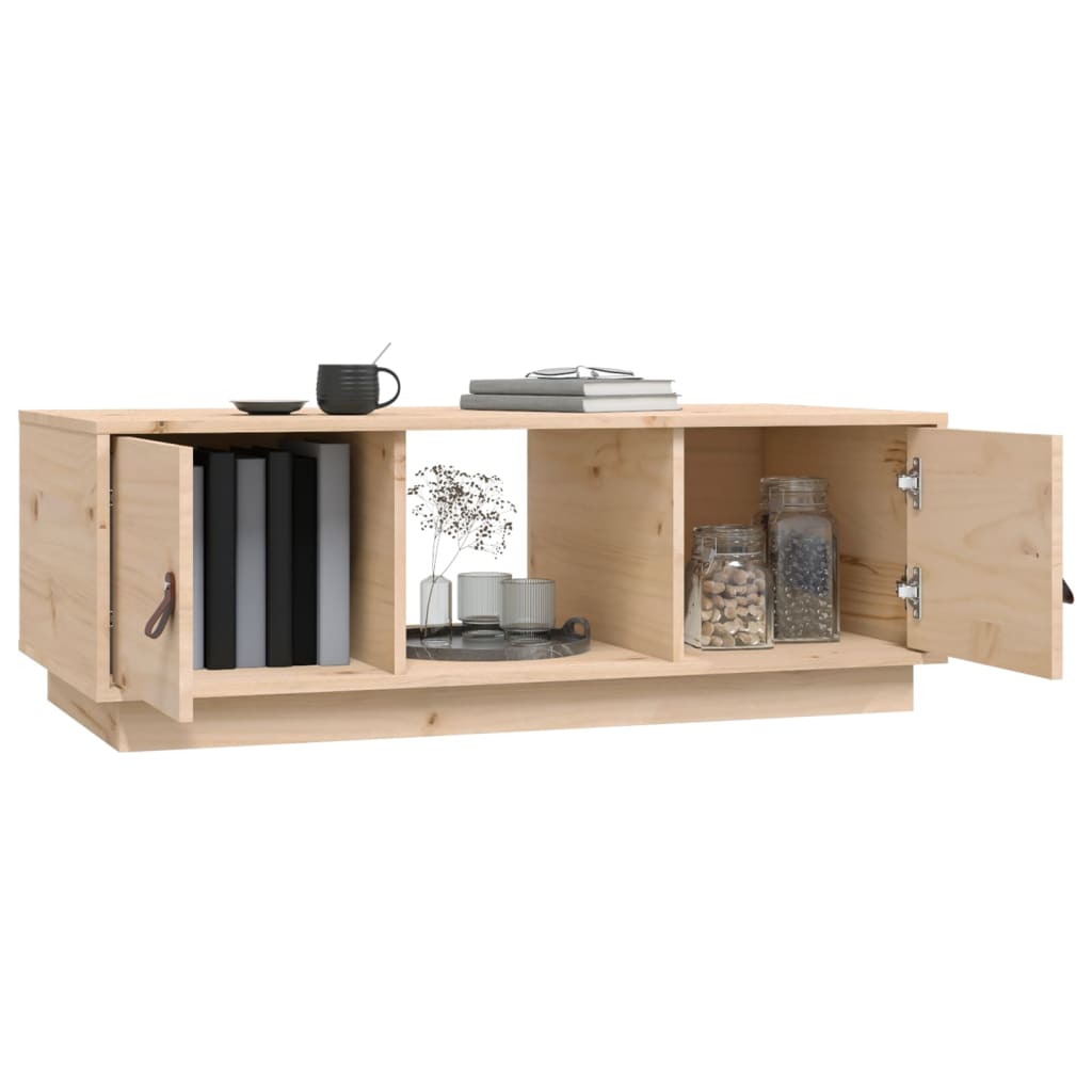Coffee table, 100x50x35 cm, made of solid pine wood