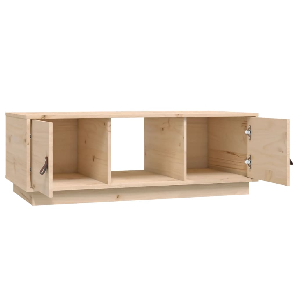Coffee table, 100x50x35 cm, made of solid pine wood