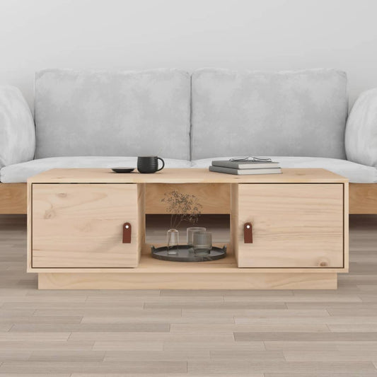 Coffee table, 100x50x35 cm, made of solid pine wood