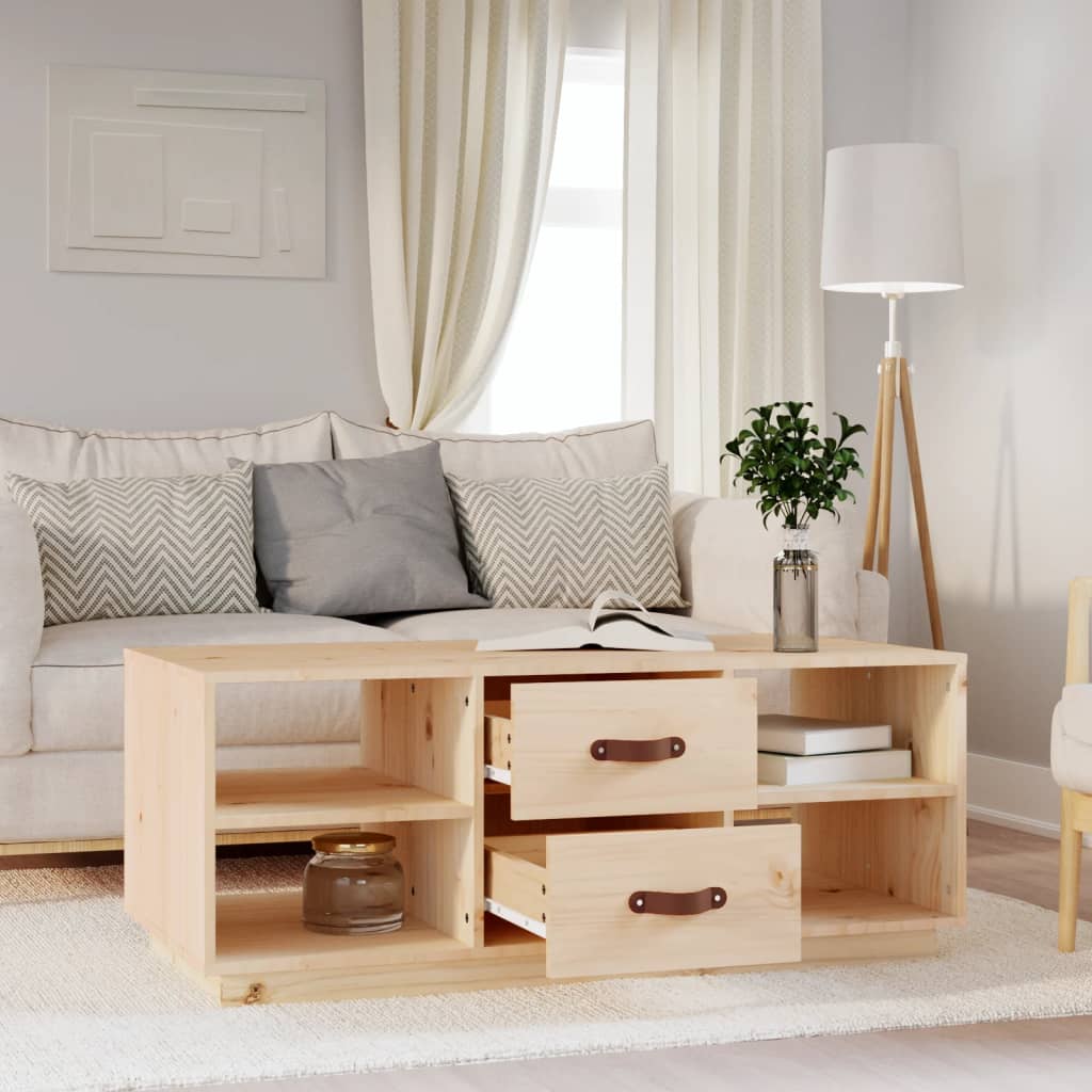 Coffee table, 100x50x41 cm, solid pine wood