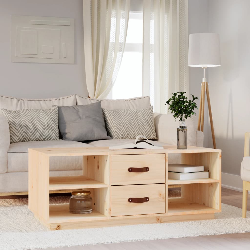 Coffee table, 100x50x41 cm, solid pine wood