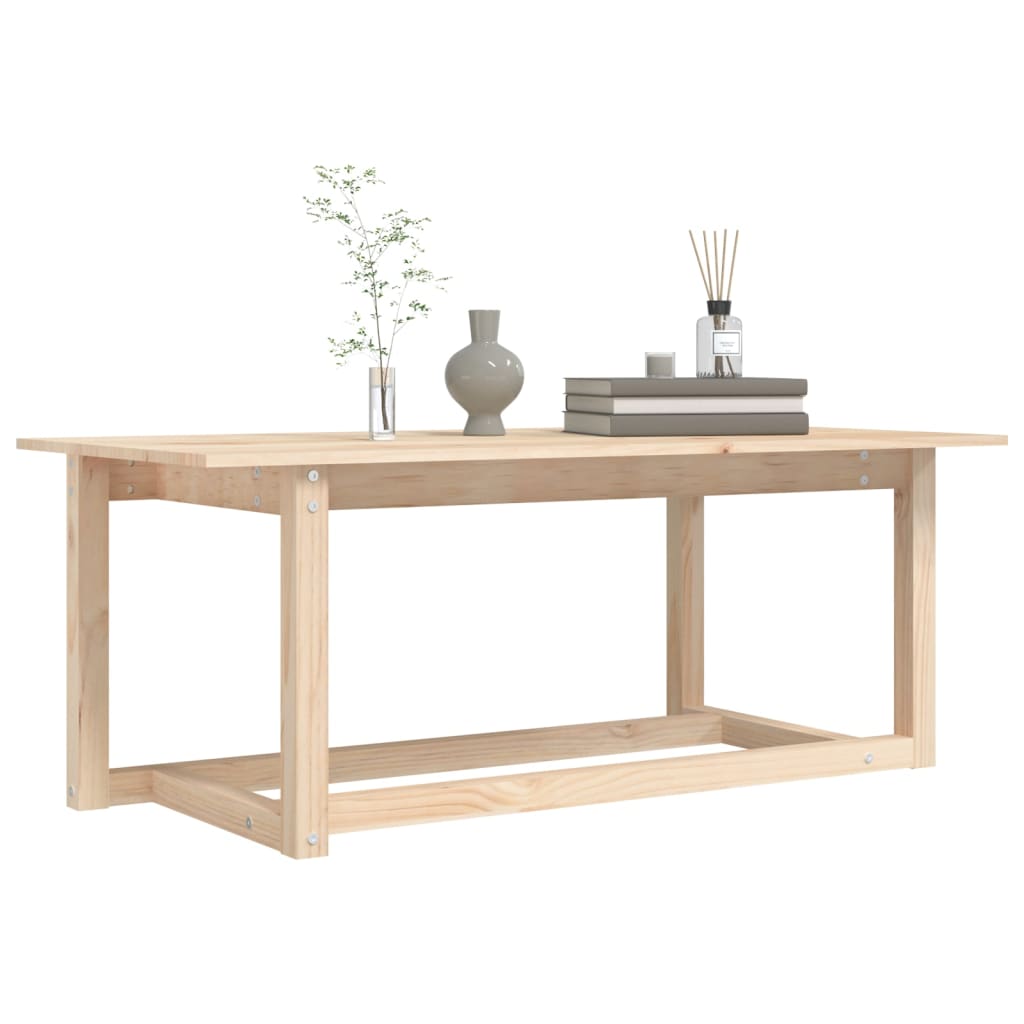 Măsuță de cafea, 110x55x45 cm, lemn masiv de pin
