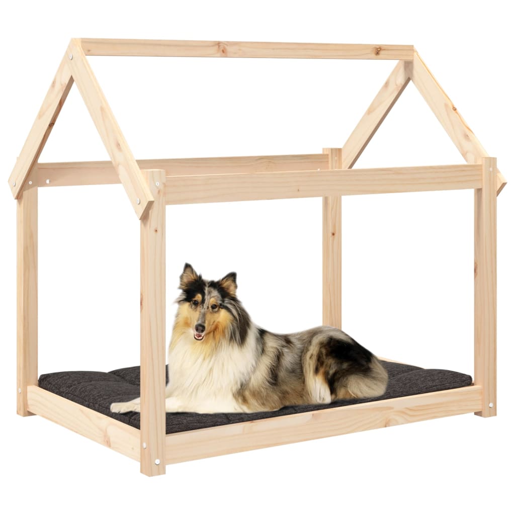 Dog bed, 101x70x90 cm, solid pine wood