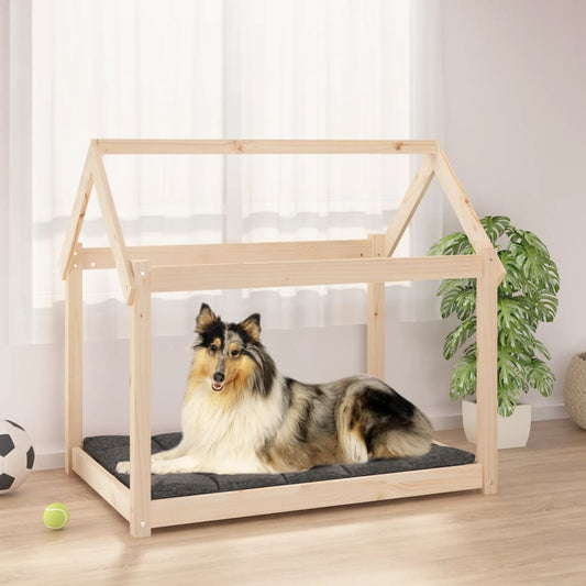 Dog bed, 101x70x90 cm, solid pine wood