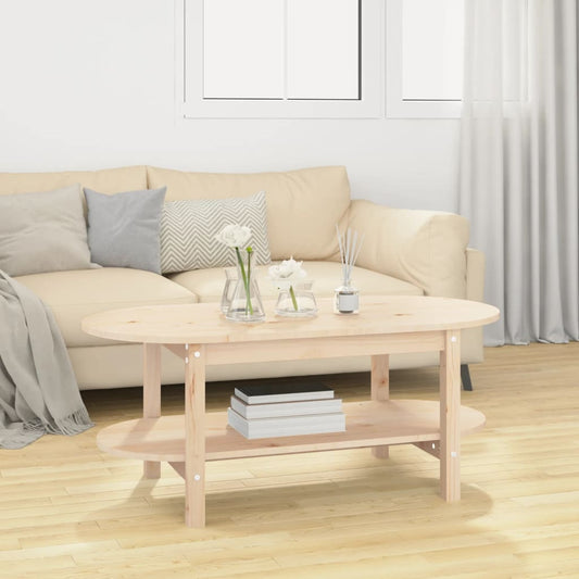 Măsuță de cafea, 110x55x45 cm, lemn masiv de pin