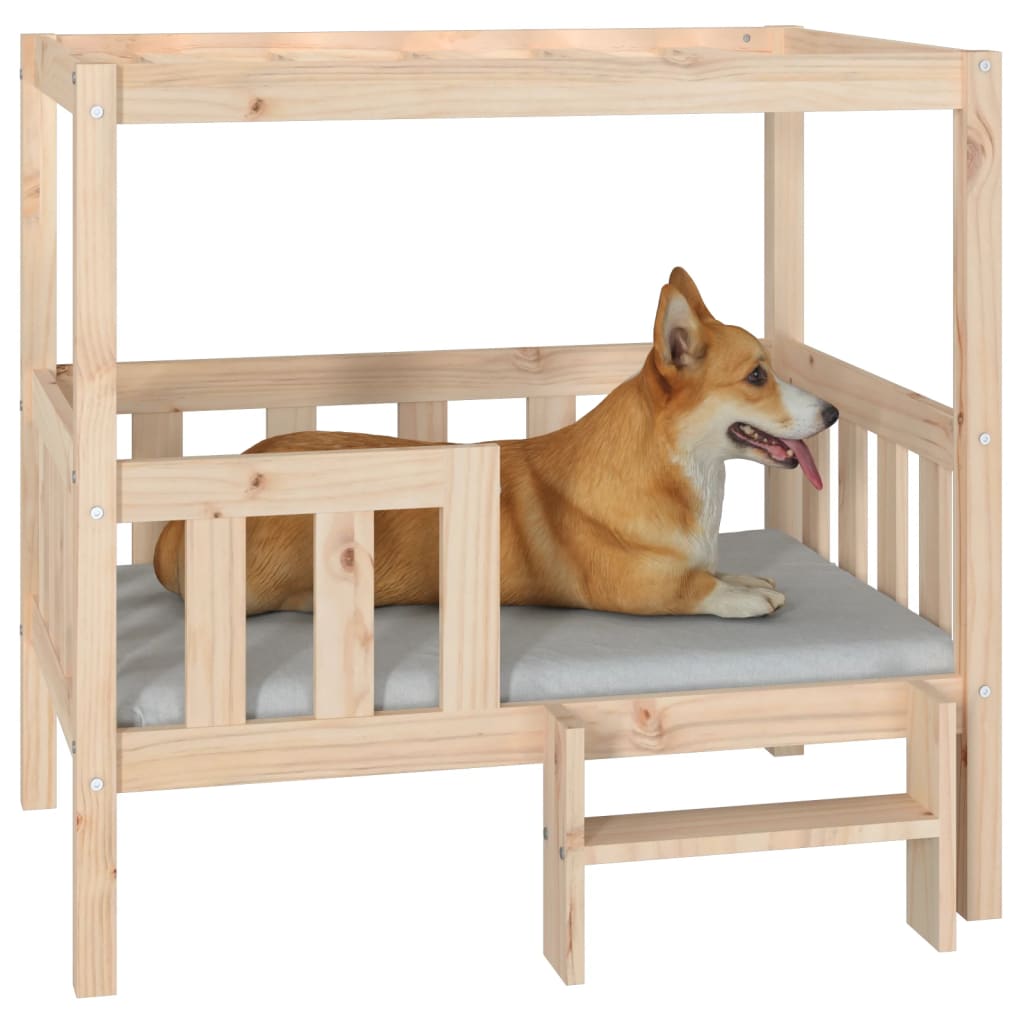 Dog bed, 95.5x73.5x90 cm, solid pine wood