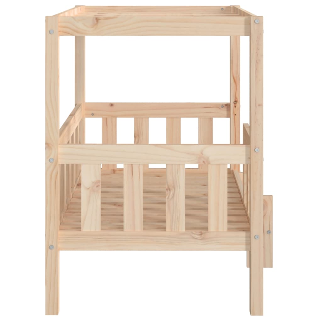 Dog bed, 95.5x73.5x90 cm, solid pine wood