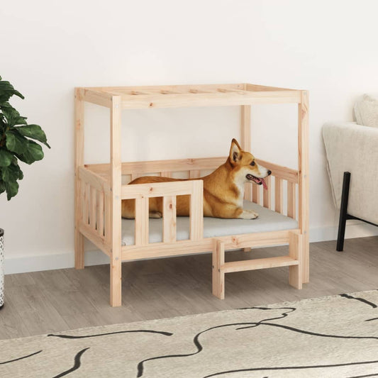 Dog bed, 95.5x73.5x90 cm, solid pine wood