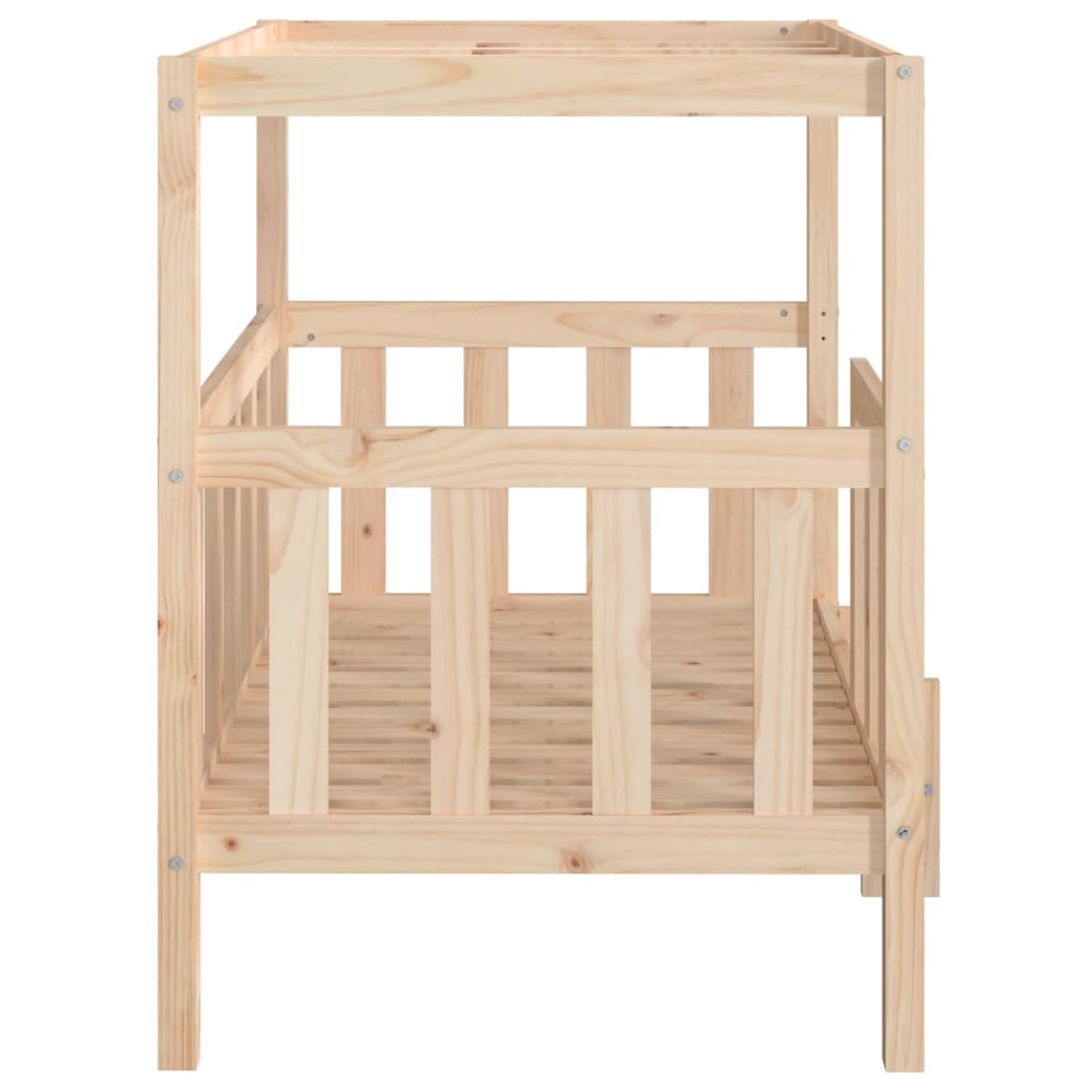 Dog bed, 105.5x83.5x100 cm, solid pine wood