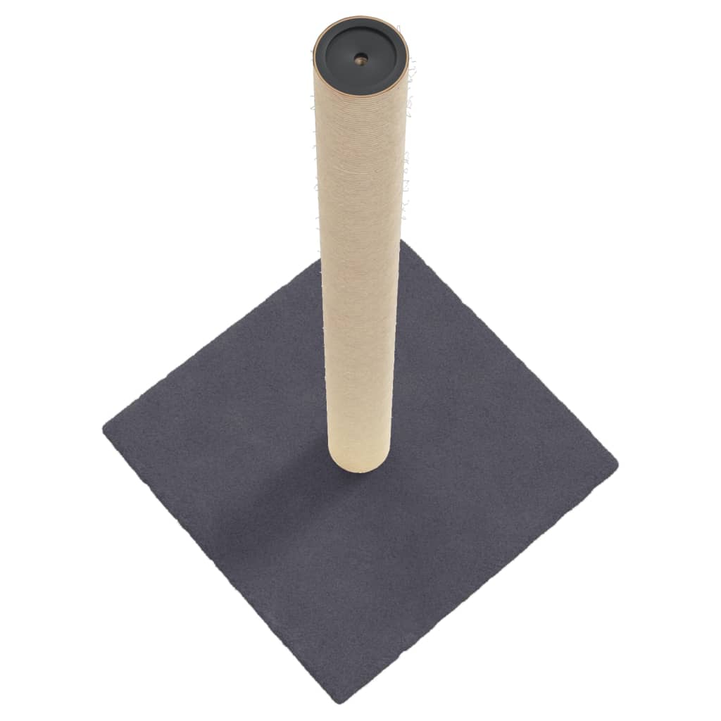 Scratching post for cats, dark grey, 35x35x70 cm