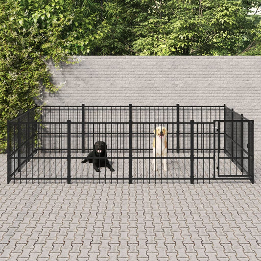 Outdoor dog pen, 11.58 m², steel
