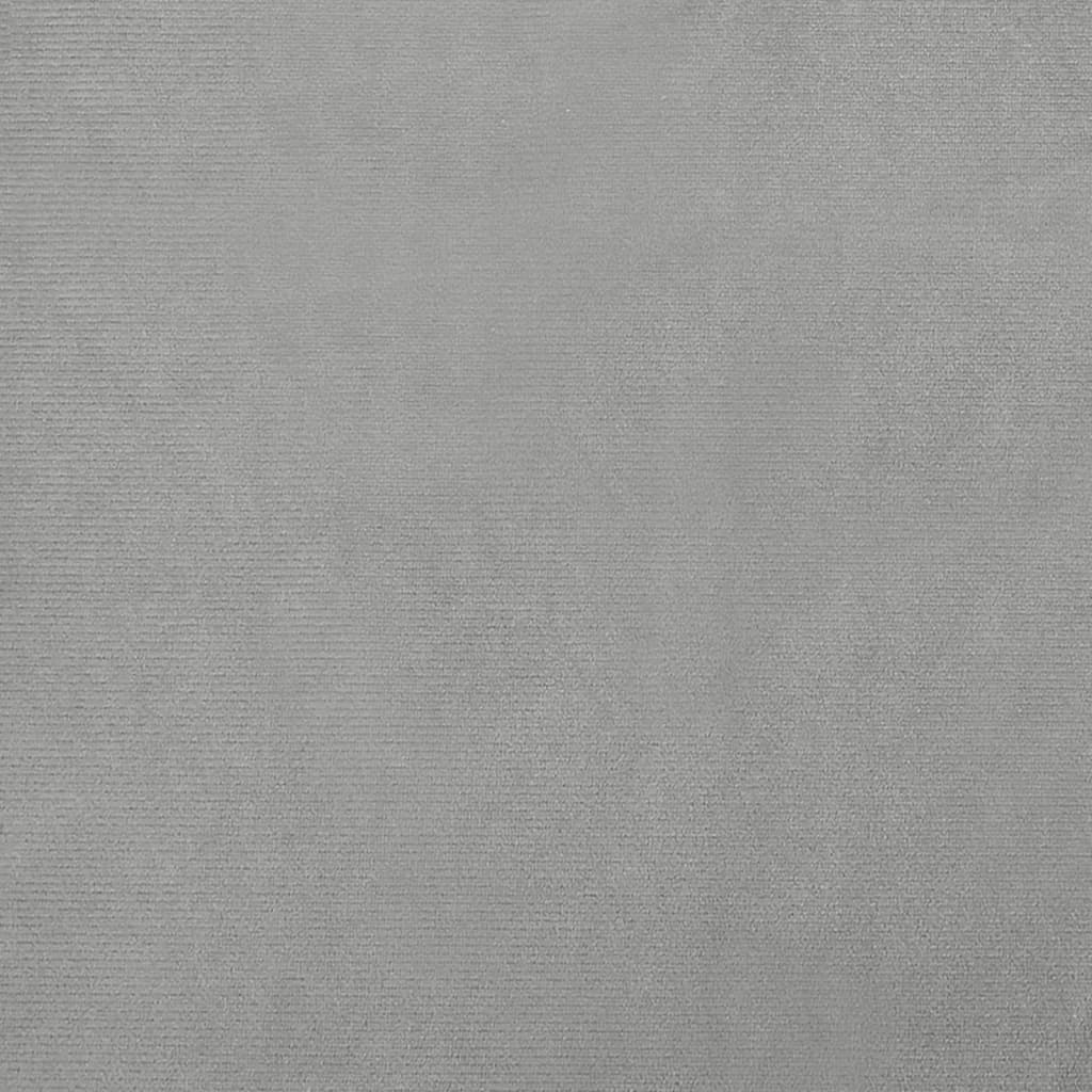 Dog bed, light grey, 66x40x45 cm, velvet