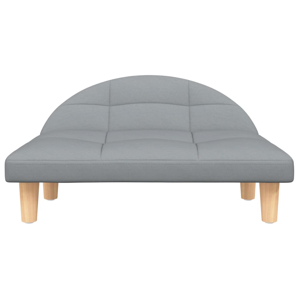 Dog bed, light grey, 70x52x30 cm, fabric