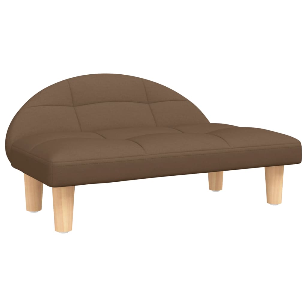 Dog bed, brown, 70x52x30 cm, fabric