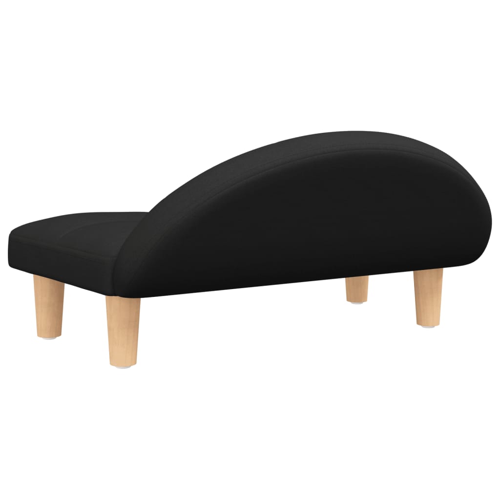 Dog bed, black, 70x52x30 cm, fabric