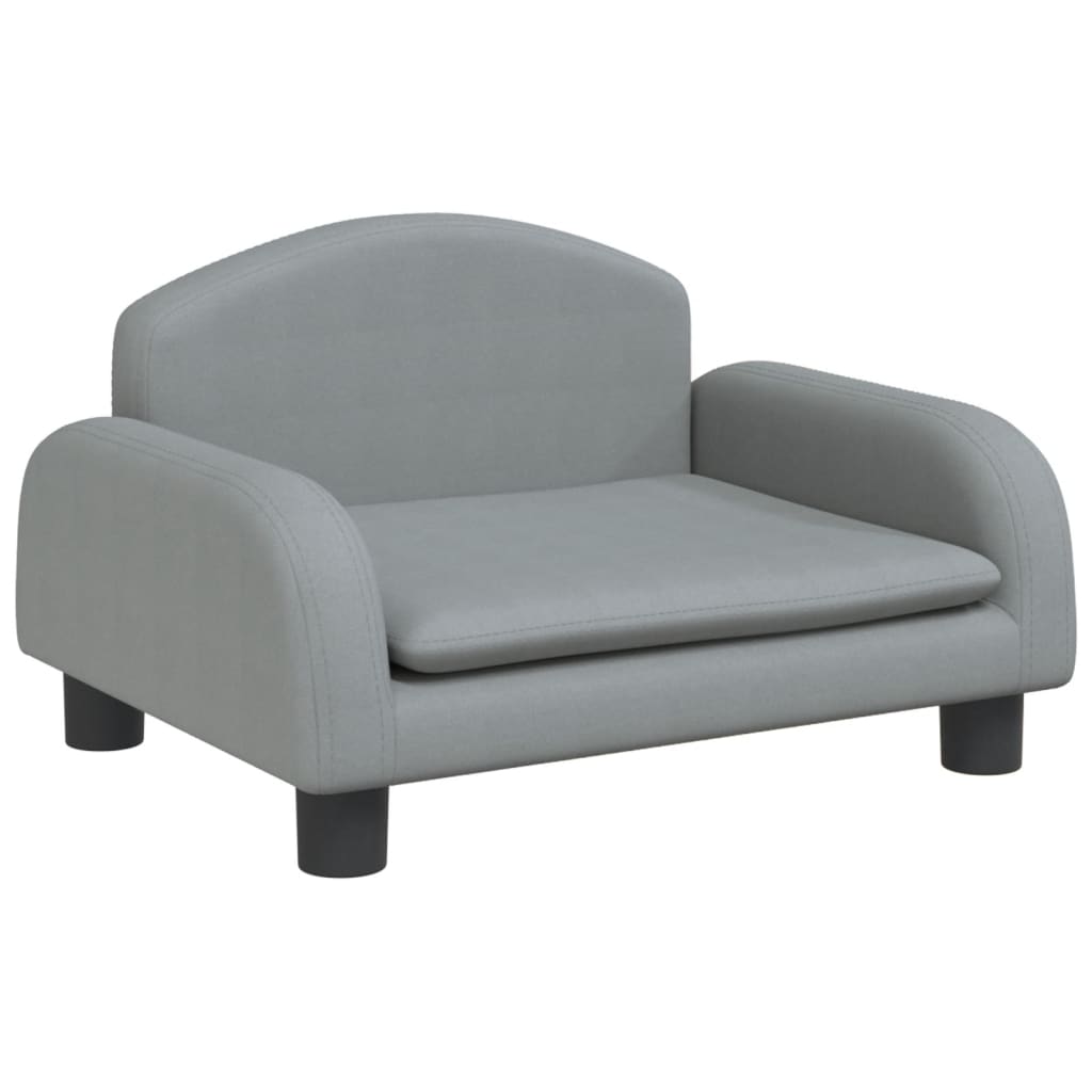 Dog bed, light grey, 50x40x30 cm, fabric