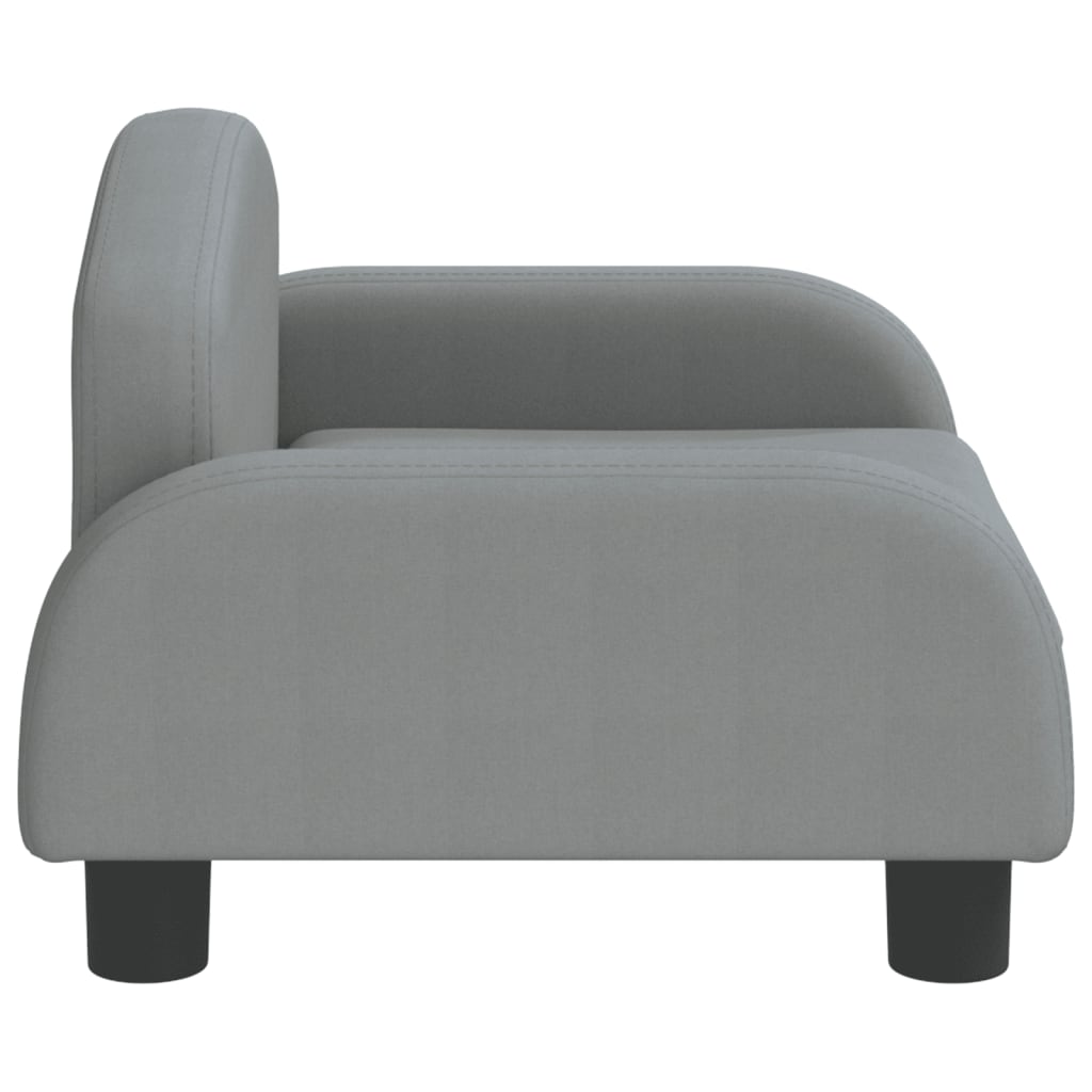 Dog bed, light grey, 50x40x30 cm, fabric