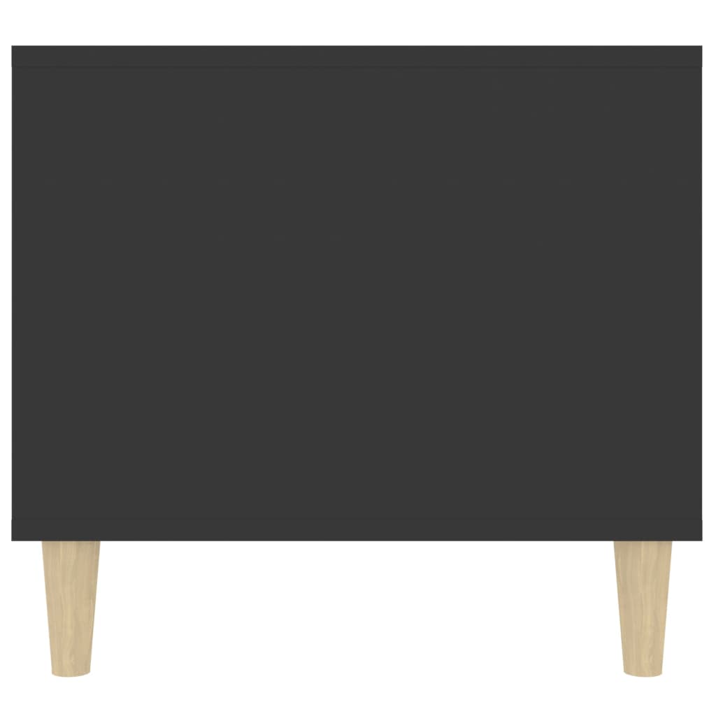 Coffee table, black, 90x49x45 cm, composite wood
