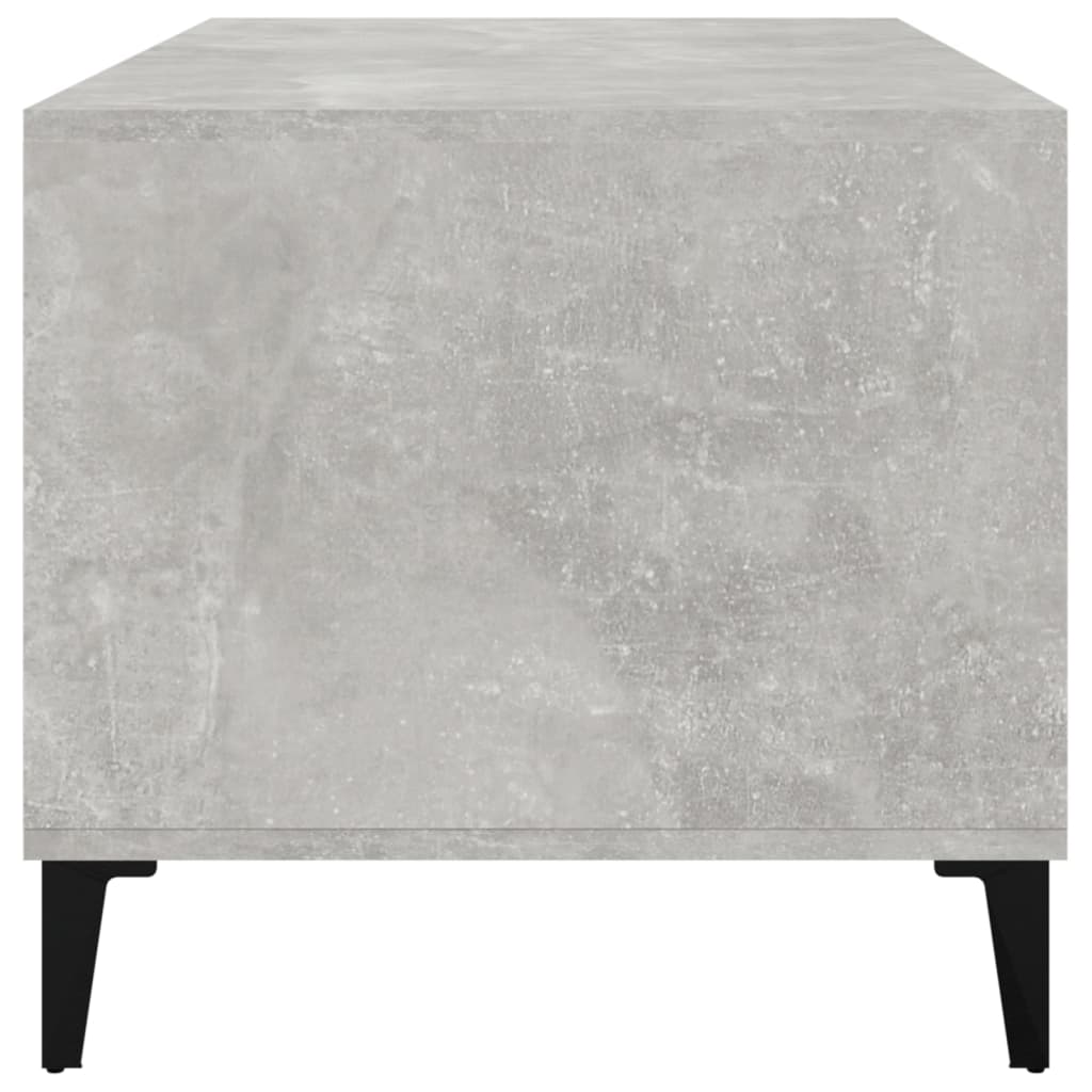 Coffee table, concrete gray, 90x49x45 cm, processed wood