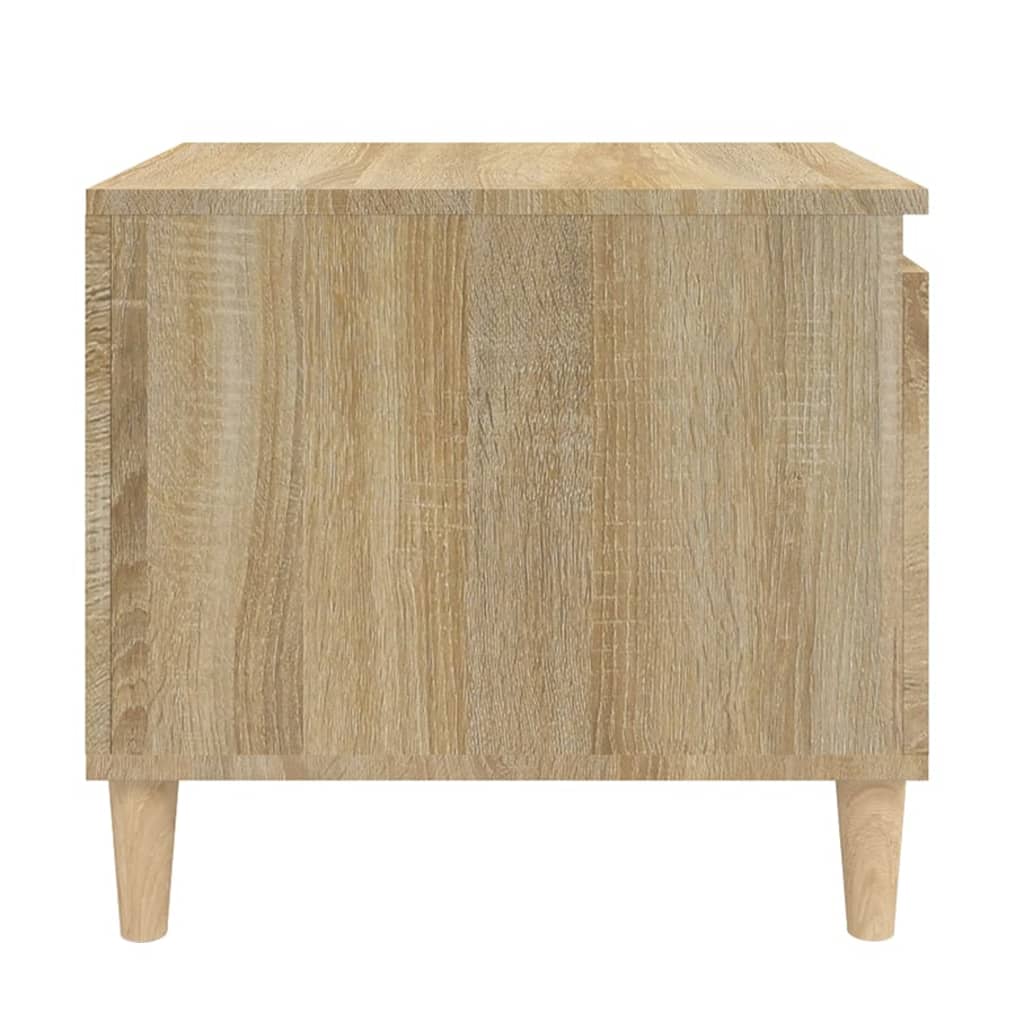 Coffee table, sonoma oak, 100x50x45 cm, processed wood