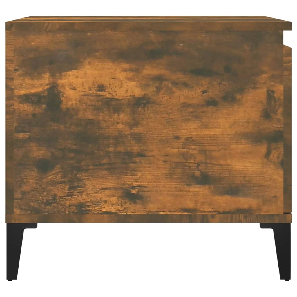 Coffee table, smoky oak, 100x50x45 cm, processed wood