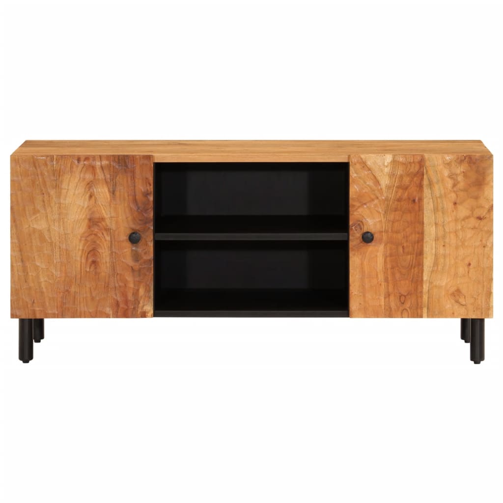 Comodă TV, 105x33x46 cm, lemn masiv de acacia