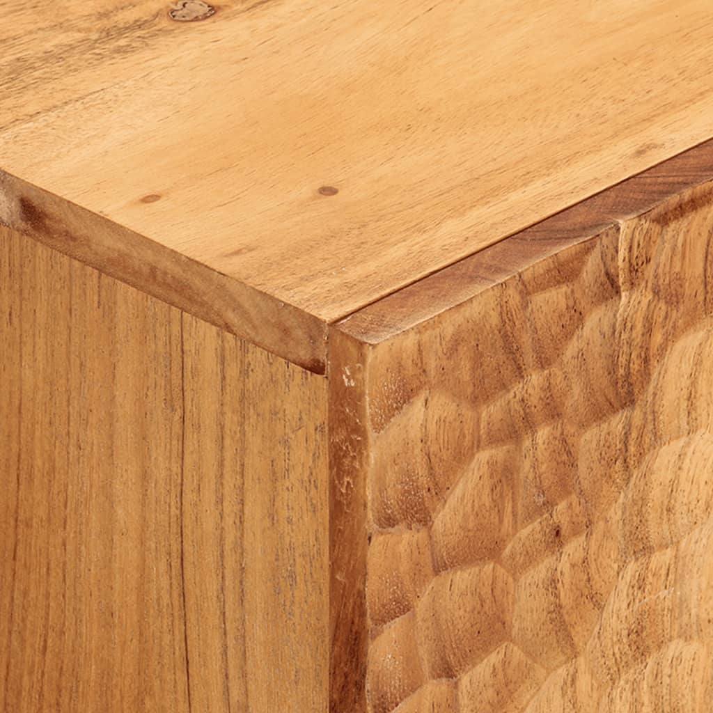 Comodă TV, 105x33x46 cm, lemn masiv de acacia