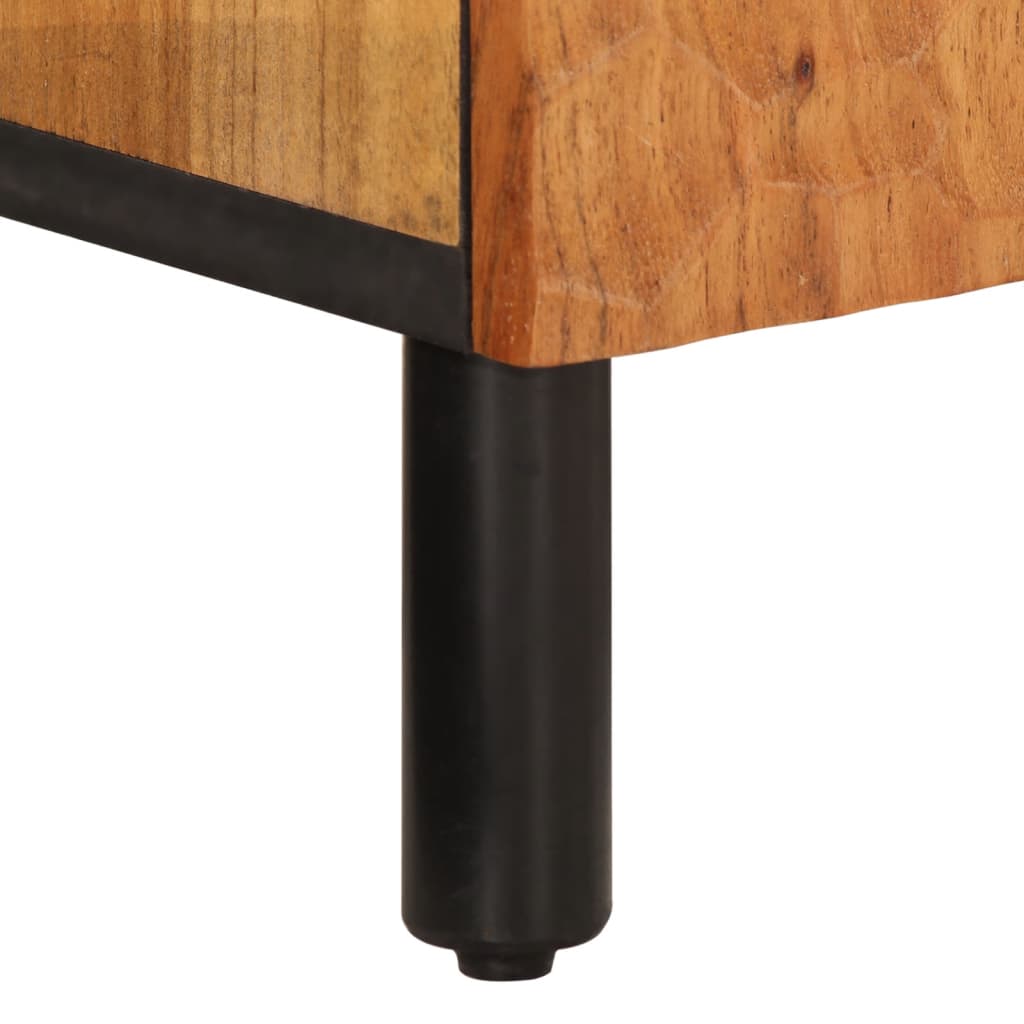 Comodă TV, 105x33x46 cm, lemn masiv de acacia