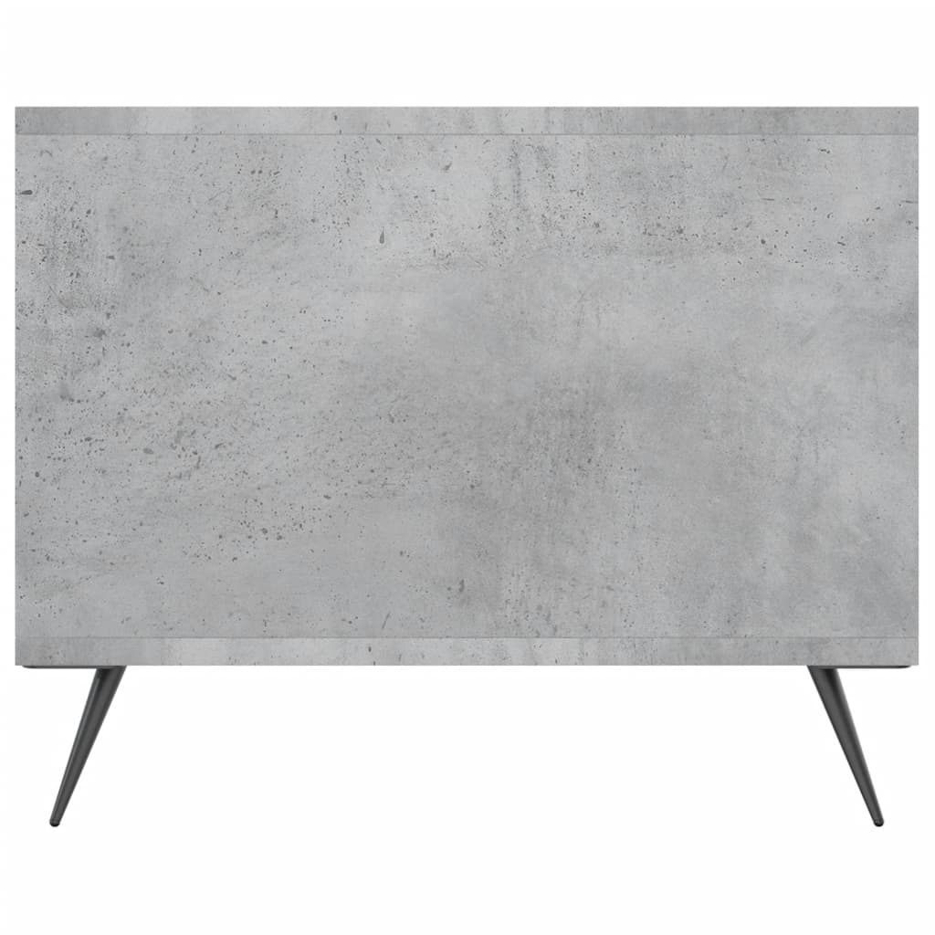 Coffee table, concrete gray, 102x50x40 cm, processed wood