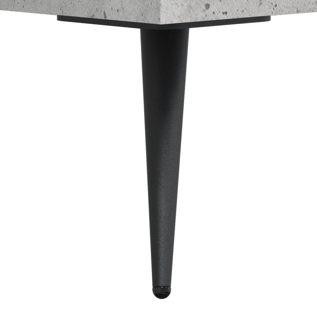 Coffee table, concrete gray, 102x50x40 cm, processed wood