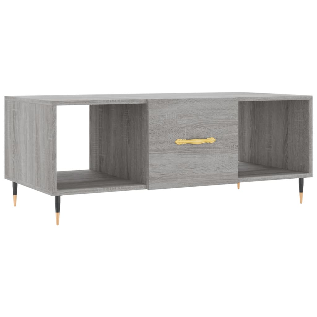 Coffee table, sonoma grey, 102x50x40 cm, composite wood