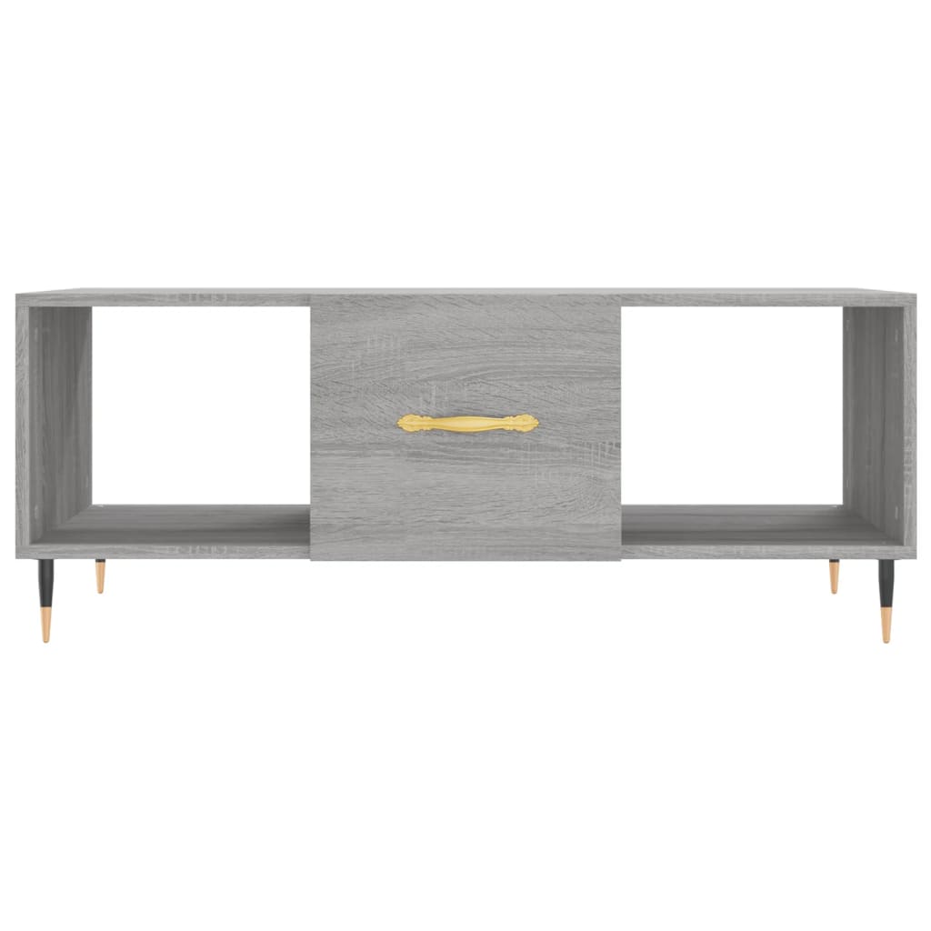 Coffee table, sonoma grey, 102x50x40 cm, composite wood