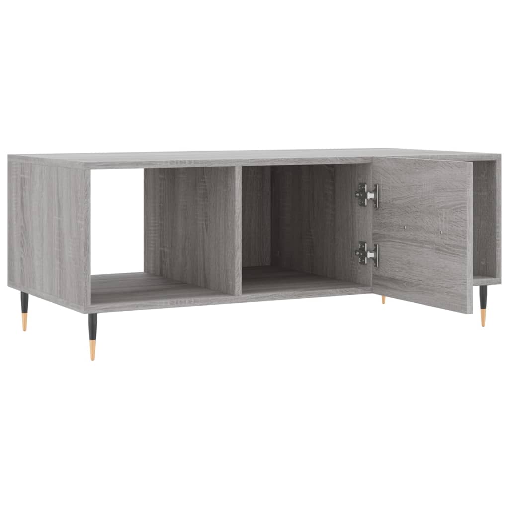 Coffee table, sonoma grey, 102x50x40 cm, composite wood