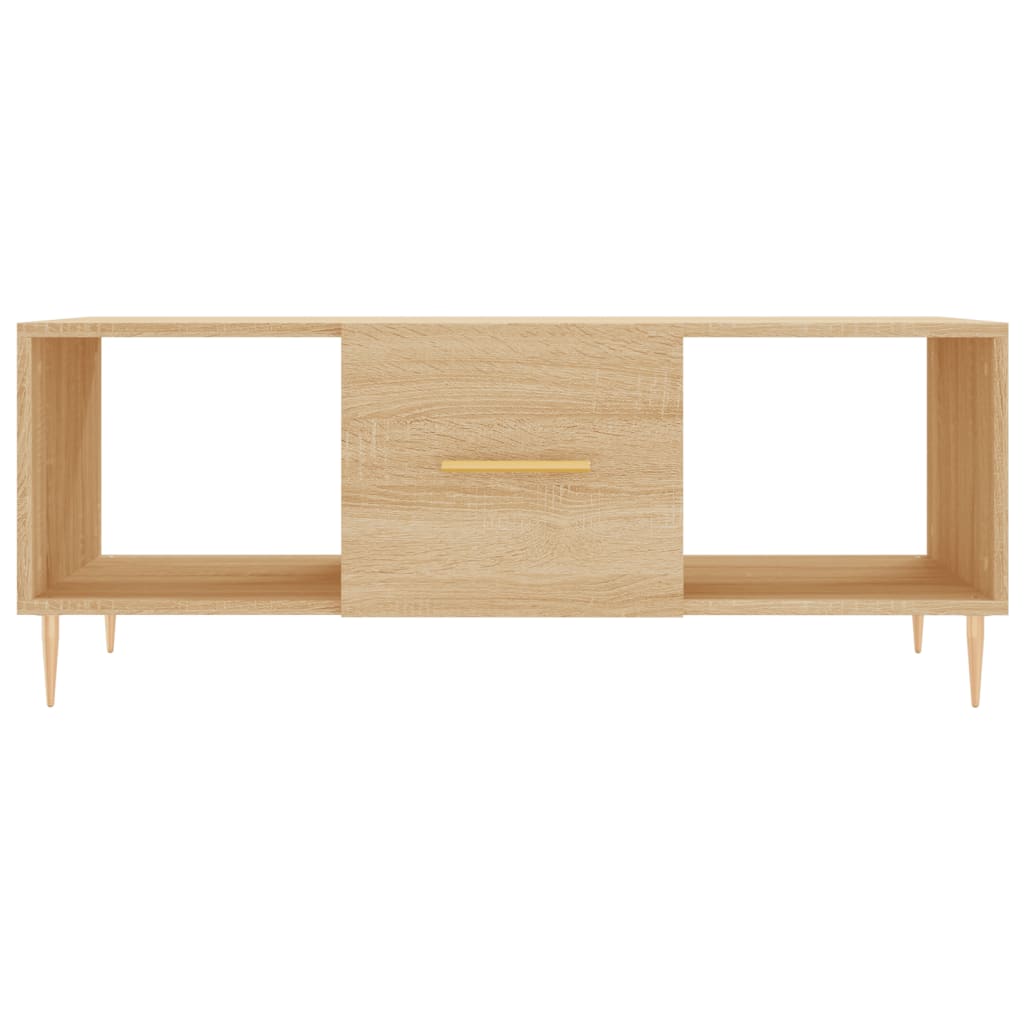 Coffee table, sonoma oak, 102x50x40 cm, processed wood