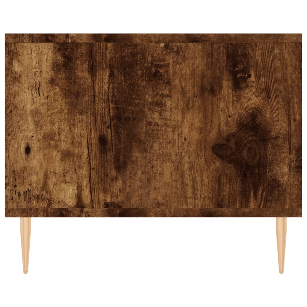 Coffee table, smoked oak, 102x50x40 cm, processed wood