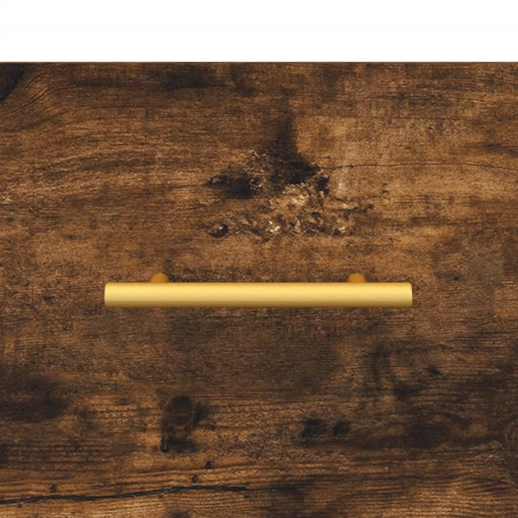 Coffee table, smoked oak, 102x50x40 cm, processed wood
