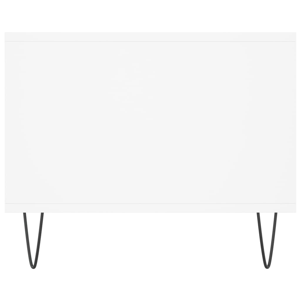 Coffee table, white, 102x50x40 cm, composite wood
