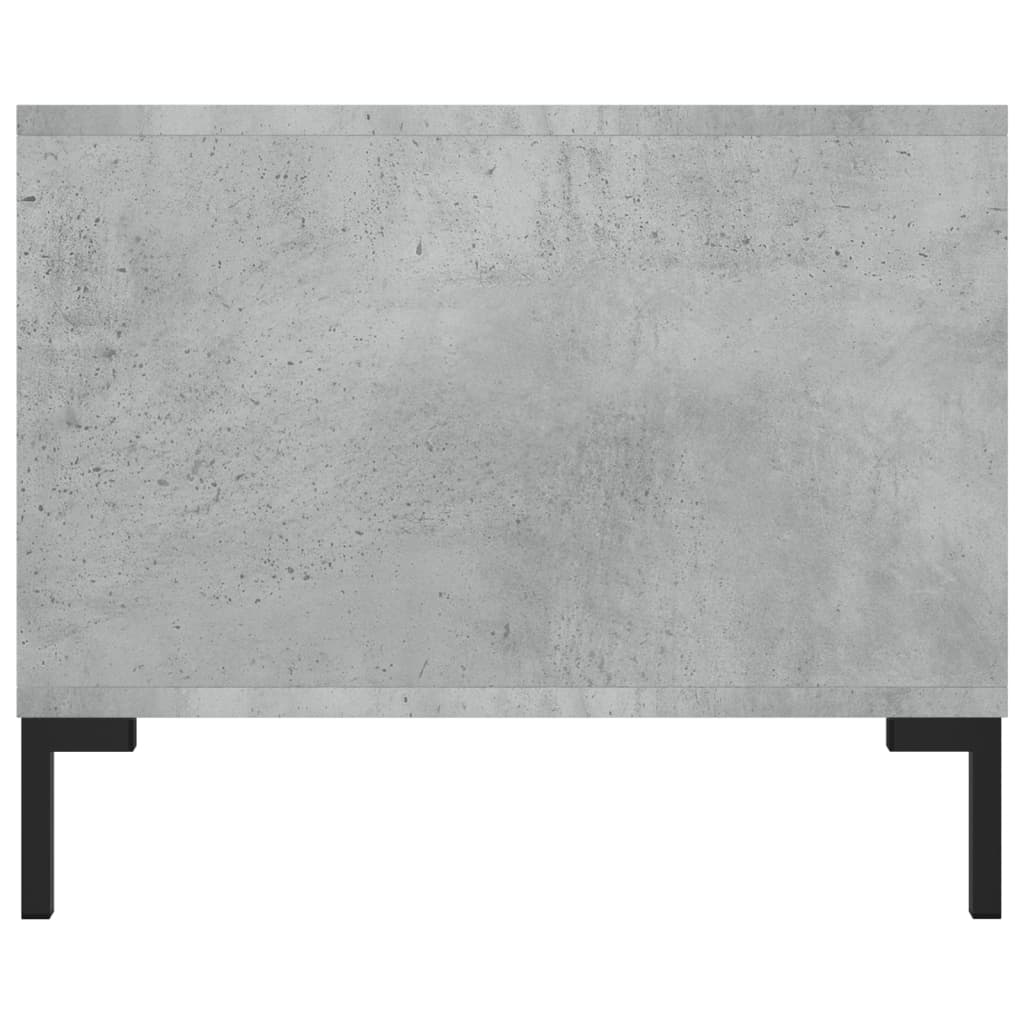 Coffee table, concrete gray, 102x50x40 cm, processed wood