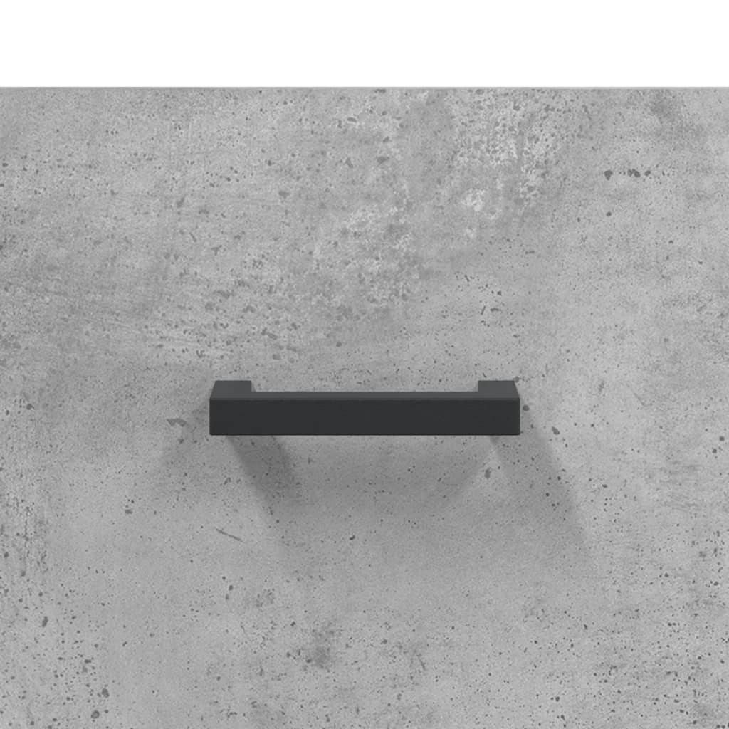 Coffee table, concrete gray, 102x50x40 cm, processed wood
