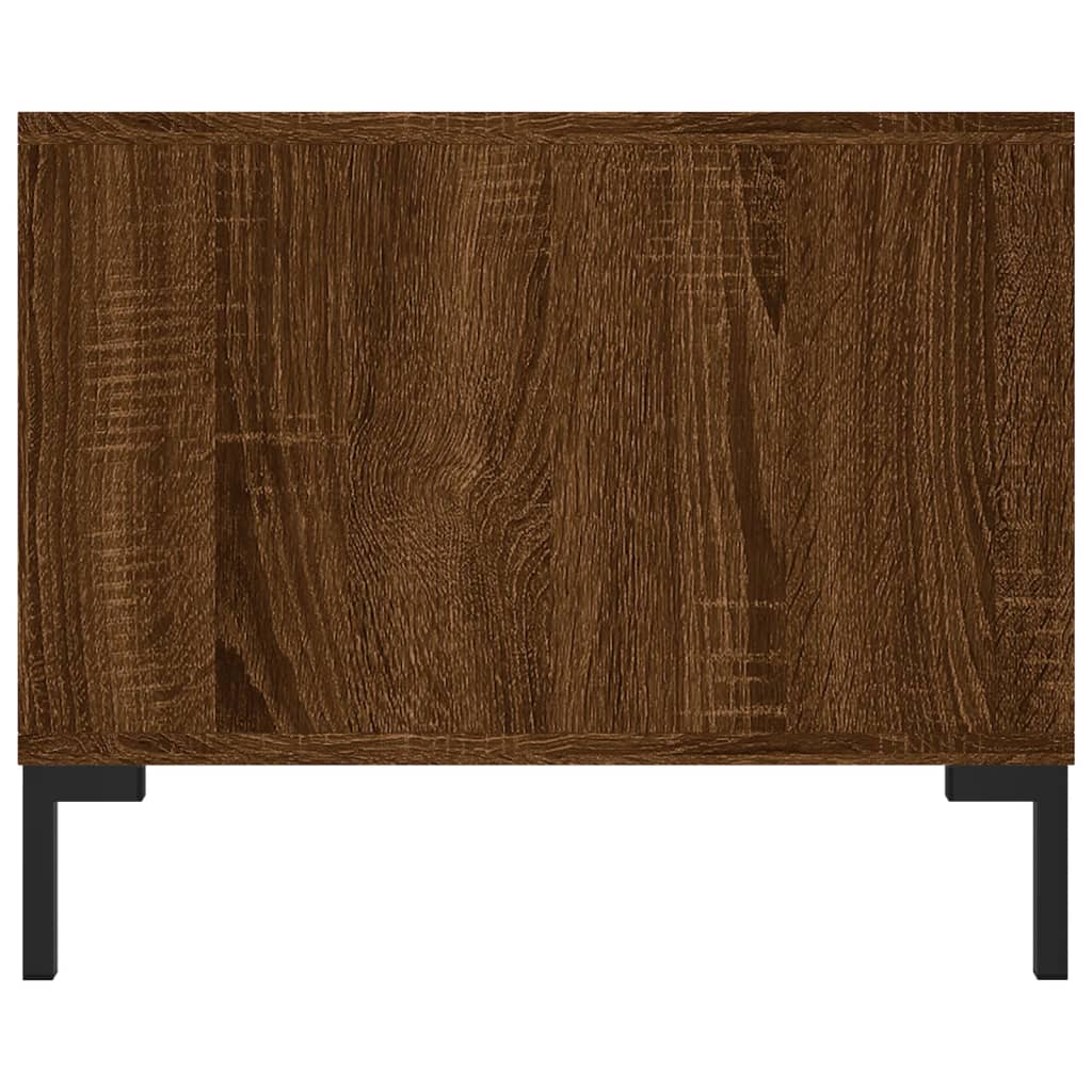 Coffee table, brown oak, 102x50x40 cm, composite wood