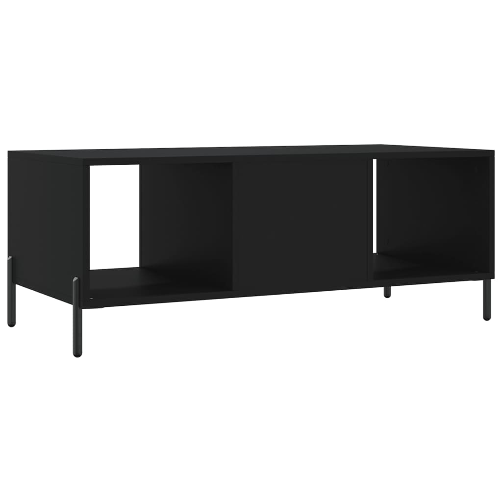Coffee table, black, 102x50x40 cm, composite wood