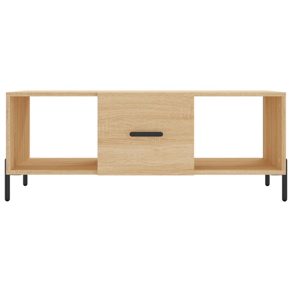 Coffee table, sonoma oak, 102x50x40 cm, processed wood