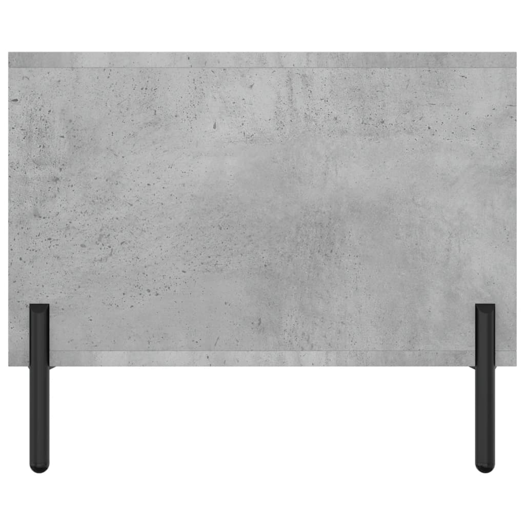 Coffee table, concrete gray, 102x50x40 cm, processed wood