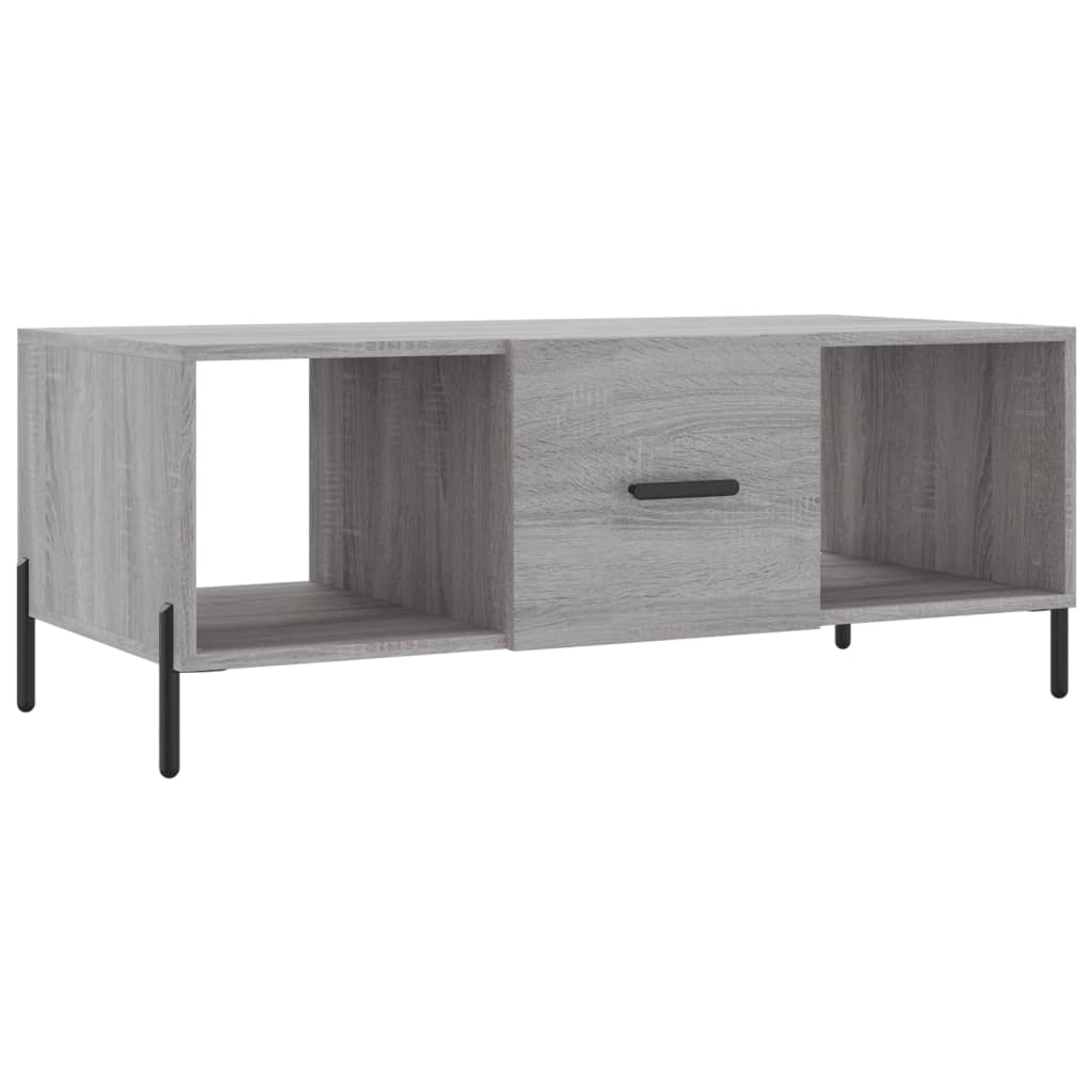 Coffee table, sonoma grey, 102x50x40 cm, composite wood
