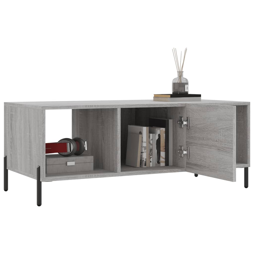 Coffee table, sonoma grey, 102x50x40 cm, composite wood