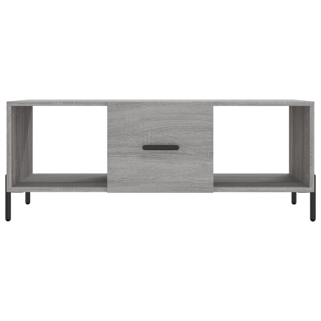 Coffee table, sonoma grey, 102x50x40 cm, composite wood