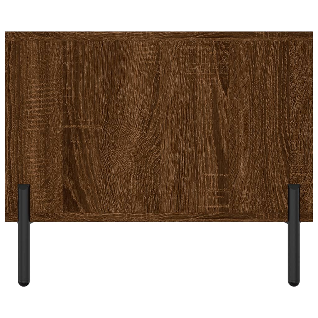 Coffee table, brown oak, 102x50x40 cm, composite wood