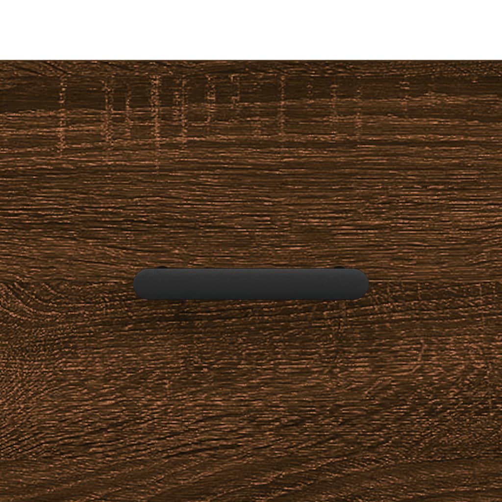 Coffee table, brown oak, 102x50x40 cm, composite wood
