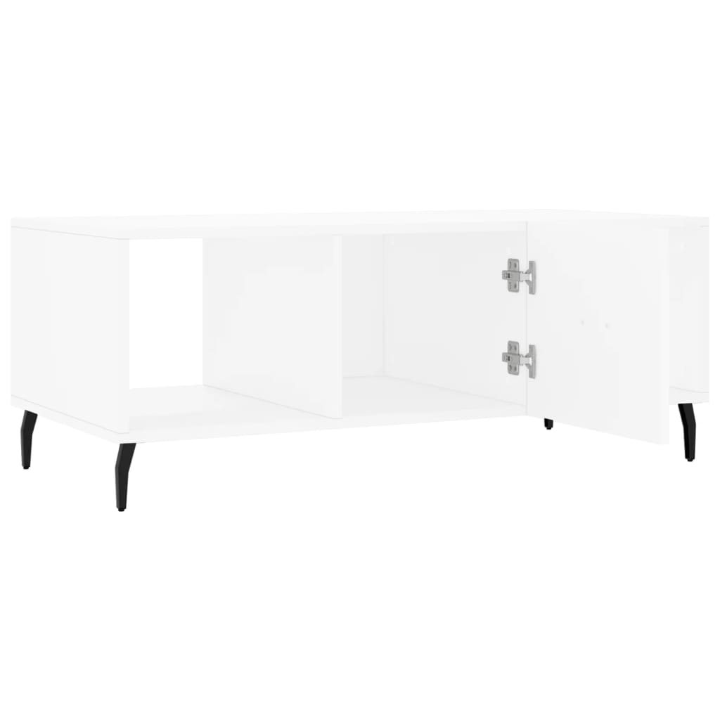 Coffee table, white, 102x50x40 cm, composite wood
